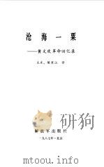 沧海一粟（1987 PDF版）