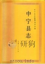 中宁县志 1994 PDF电子版封面 7227013901 中宁县志编纂委员会编
