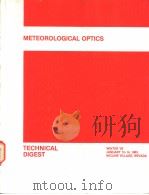 TOPICAL MEETING ON METEOROLOGICAL OPTICS（ PDF版）