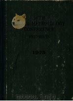 16TH RADAR METEOROLOGY CONFERENCE PREPRINTS 1975 PDF电子版封面