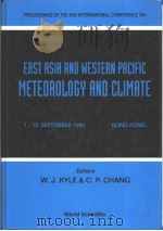 EAST ASIA AND WESTERN PACIFIC METEOROLOGY AND CLIMATE（ PDF版）