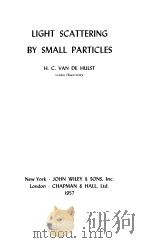 LIGHT SCATTERING BY SMALL PARTICLES（ PDF版）