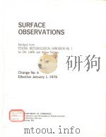 SURFACE OBSERVATIONS（ PDF版）