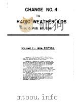 CHANGE NO.4 TO RADIO WEATHER AIDS H.O.PUB.NO.206（ PDF版）