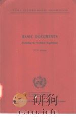 BASIC DOCUMENTS (Excluding the Technical Regulations ) 1979 edition PDF电子版封面