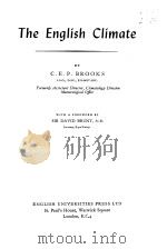The English Climate（ PDF版）