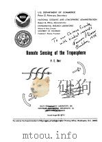 REMOTE SENSING OF THE TROPOSPHERE（ PDF版）