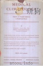 MEDICAL CLIMATOLOGY（ PDF版）