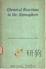 Chemical Reactions in the Atmosphere（ PDF版）