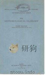 THE METEOROLOGICAL GLOSSARY（ PDF版）