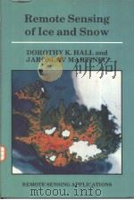 Remote Sensing of Ice and Snow（ PDF版）