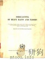 FORECASTING OF HEAVY RAINS AND FLOODS（ PDF版）