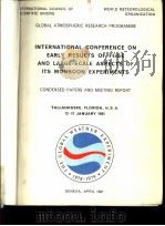 INTERNATIONAL CONFERENCE ON EARLY RESULTS OF FGGE AND LARGE-SCALE ASPECTS OF ITS MONSOON EXPERIMENTS（ PDF版）