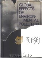 GLOBAL EFFECTS OF ENVIRONMENTAL POLLUTION PDF电子版封面