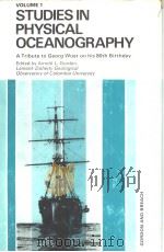 Studies in Physical Oceanography Volume 1（ PDF版）