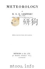 METEOROLOGY  WITH 48 ILLUSTRATIONS AND DIAGRAMS（ PDF版）