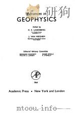 Advances in Geophysics volume 10  1964（ PDF版）