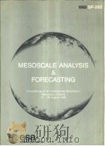Mesoscale Analysis and Forecasting incorporating Nowcasting PDF电子版封面