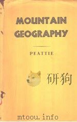 MOUNTAIN GEOGRAPHY A Critique and Field Study（ PDF版）