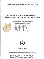 METEOROLOGICAL AND HYDROLOGICAL RISK ASSESSMENT AND DISASTER REDUCTION（ PDF版）