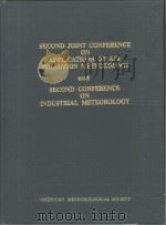 SECOND JOINT CONFERENCE ON APPLICATIONS OF AIR POLLUTION METEOROLOGY AND SECOND CONFERENCE ON INDUST（ PDF版）