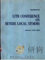 13TH CONFERENCE ON SEVERE LOCAL STORMS（ PDF版）