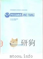 PROGRAMS AND PLANS（ PDF版）