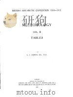 BRITISH ANTARCTIC EXPEDITION  1910-1913  METEOROLOGY  Vol.Ⅲ（ PDF版）
