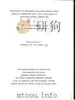 SIGNIFICANCE OF REGRESSION EQUATIONS DERIVED FROM SERIALLY CORRELATED DATA，AND A PROCEDURE OF SELECT     PDF电子版封面     