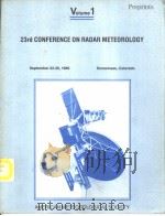 23rd CONFERENCE ON RADAR METEOROLOGY（ PDF版）