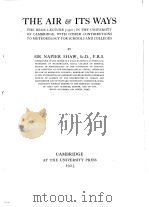 THE AIR & ITS WAYS（ PDF版）
