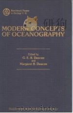 Benchmark Papers in Geology/61  MODERN CONCEPTS OF OCEANOGRAPHY（ PDF版）