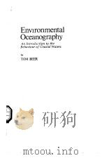 Environmental Oceanography An Introduction to the Behaviour of Coastal Waters（ PDF版）