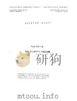 WORKING DRAFT PLAN FOR THE TOGA SCIENTIFIC PROGRAMME PDF电子版封面