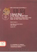 A General Model of the Ocean Mixed Layer Using a Two-Component Turbulent Kinetic Energy Budget with（ PDF版）