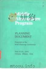 Middle Atmosphere Program PLANNING DOCUMENT Prepared at the MAP Planning Conference（ PDF版）