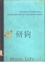 World Survey of Climatology Volume 5 Climates of Northern and Western Europe（ PDF版）
