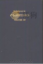 ADVANCES IN GEOPHYSICS VOLUME 30（ PDF版）