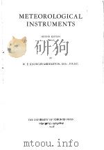 METEOROLOGICAL INSTRUMENTS（ PDF版）