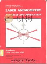 LASER ANEMOMETRY ADVANCES AND APPLICATION（ PDF版）