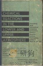 CHEMICAL REACTIONS IN THE LOWER AND UPPER ATMOSPHERE（ PDF版）