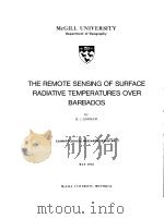 THE REMOTE SENSING OF SURFACE RADIATIVE TEMPERATURES OVER BARBADOS（ PDF版）