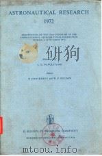 ASTRONAUTICAL RESEARCH 1972（ PDF版）