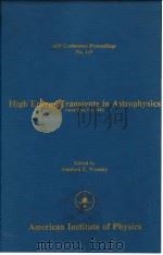 High Energy Transients in Astrophysics（ PDF版）