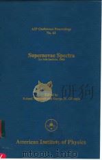 Supernovae Spectra（ PDF版）