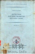 DETECTION AND SPECTROMETRY OF FAINT LIGHT（ PDF版）