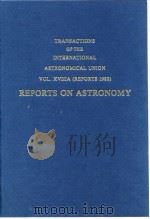 REPORTS ON ASTRONOMY（ PDF版）
