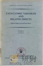 CATACLYSMIC VARIABLES AND RELATED OBJECTS（ PDF版）