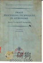 IMAGE PROCESSING TECHNIQUES IN ASTRONOMY（ PDF版）