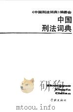 中国刑法词典（1989 PDF版）
